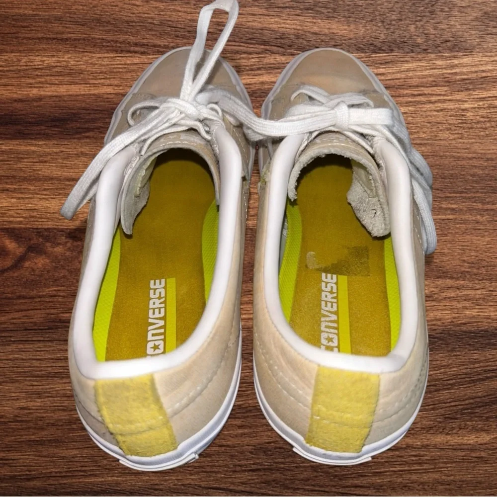 Converse One Star Ox Shoes Leather Bitter Lemon/White (153994C) Men’s 8.5 - Picture 2 of 11